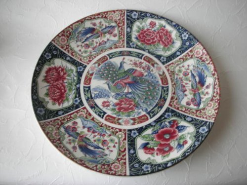 大皿！　☆孔雀紋・４１ｃｍ皿☆　新品