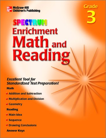 Spectrum Enrichment Math and Reading, Grade 3