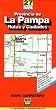 Argentina's La Pampa Province "Provincia de La Pampa" Map by AutoMapa