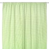 Tadpoles Basics Green Gingham Drapes - 84 by Tadpoles