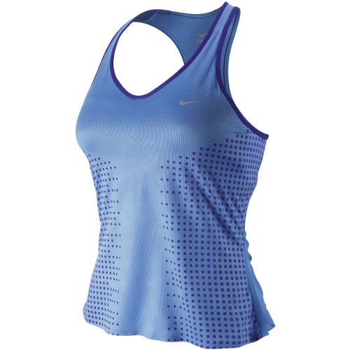 Nike Damen Lauftanktop Swift Racer, concord/silber, XL / 48-50 Preisvergleich