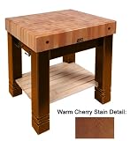 John Boos & Co. American Heritage Collection Cherry Stain Butler's Block 34x30x24-in.