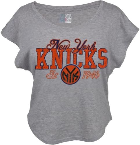 New York Knicks - Finger Roll Cropped Juniors T-Shirt - Medium