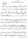 Bach J.S. 3-Part Inventions: Invention No. 9: Instantly download and print sheet music