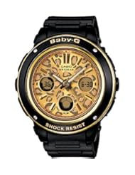 Casio Baby-G Analog-Digital Dial Black Resin Strap Ladies Watch BGA151LP-1A