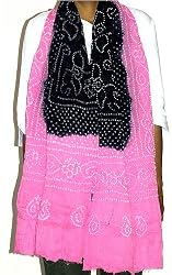 Fashion Scarves Cotton Tie and Dye 88 x 40 inches