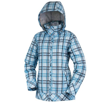 Betty Rides Women's Classic Govy Snowboard/Ski Jacket (Blue Plaid, X-Small)
