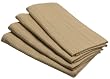 Bardwil Elements 17-inch By 17-inch Set of 4 Napkins, Straw