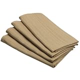 Bardwil Elements 17-inch By 17-inch Set of 4 Napkins, Straw by Bardwill