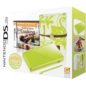 Nintendo DS Lite Green Spring Bundle w/Personal Trainer: Cooking