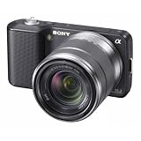 Sony NEX-3KB Systemkamera (14 Megapixel, Live View, HD Videoaufnahme) Kit schwarz inkl. 18-55mm Objektivvon "Sony"