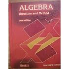 Algebra Structure and Method New Edition Book 1 by Mary P Dolciani, Richard G Brown, Robert H Sorgenfrey, and William Wooton