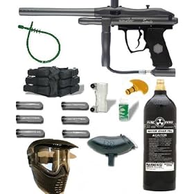 Paintball Kingman Spyder Sonix TITANIUM Gun Mega Set SN09