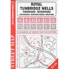 Royal Tunbridge Wells, Tonbridge, Wrotham, Edenbridge, Borough Green, Sevenoaks (Streetmaster Street Maps)