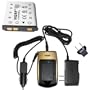 HQRP Battery and Battery Charger for Fuji FinePix J38, Z30, Z31, Z33WP, Z35, Z37 Digital Camera Replacement plus Euro Plug Adapter