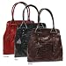 Franco Sarto Red Pyramid Croco Tote