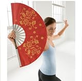 Gaiam Tai Chi Fan Dance Kit - Red