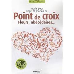 Motifs pour linge de maison au Point de croix : Fleurs, ab�c�daires...