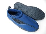 Adult (Dark Blue) TWF Beach Shoe. Swimming Wetsuit Booties / Aqua Shoes. UK 6 EU 40
