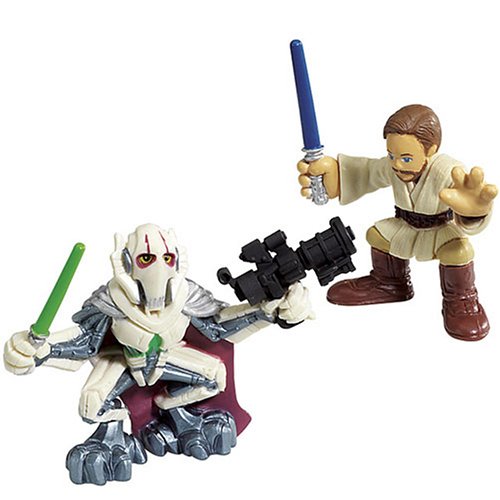 Star Wars Episode 3 Junior Figure 2 Pack Obi-Wan & General Grievous