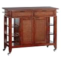Jamaican Bay Kitchen Cart - Large (Soft Mahogany)