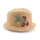 Embroidered Strawberry Trilby Hat