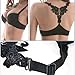 Women's Front Closure Lace Racerback Push up Bra (36B)
