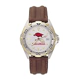 Arkansas Razorbacks Razorback All Star Watch with Leather Band - Men's