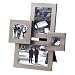 Umbra Fira 2-Inch-by-2-Inch, 3-Inch-by-3-Inch, 3-Inch-by-5-Inch and 4-Inch-by-6-Inch Photo Frame, Nickel