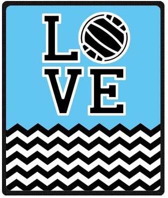 Creative Volleyball chevron Soft Fleece Blanket 50 inches x 60 inches (Medium) Christmas gift