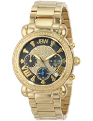 JBW Womens JB-6210-B "Victory" Gold-Tone Diamond Watch