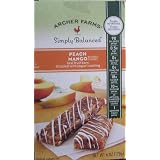 Archer Farms Peach Mango Real Fruit Bars drizzled with Yogurt coating 5 count by Archer Farms