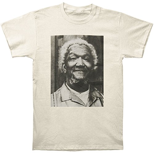 Sanford & Son T-shirt Redd Foxx Fred Square Picture Adult White Shirt