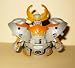 Bakugan Hao - Gray KRAKIX 680G LOOSE w/ Metal/Ability Card w/ DNA Code [Toy]