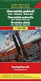 Croatia Coast 1:200,000 Travel Map, double-sided, FREYTAG