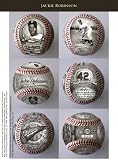 Jackie Robinson Brooklyn Dodgers Hand Painted Baseball
