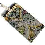 Antique World Map Decorative Matches