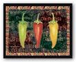 Red Hot Chili Peppers II by Kathleen Denis 10"x8" Art Print Poster