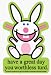 Happy Bunny - Have A Great Day You Worthless Turd - Sticker / Decal