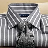 Herringbone Stripe Dress Shirt