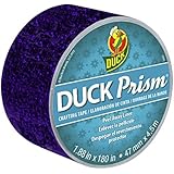 Duck Brand Prism Crafting Tape, 1.88-Inch x 5-Yard Roll, Lots of Dots Purple (282914)
