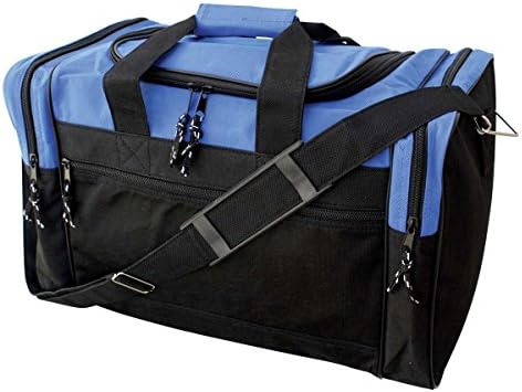 17" Soft Lightweight Duffel Bag Made of Eco-material in Royal Blue