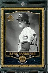2001 SP Legendary Cuts #24 Ryne Sandberg Baseball Card - Mint Condition - In Protective Display Case