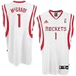 adidas Houston Rockets #1 Tracy McGrady White Home Swingman Jersey