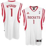 adidas Houston Rockets #1 Tracy McGrady White Home Swingman Jersey (XX-Large)