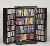Leslie Dame Multimedia Storage Cabinet in Black