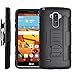 LG G Stylo Case, Starshop [Heavy Duty] Dual Layers with Kickstand and Locking Belt Clip With Premium Screen Protector