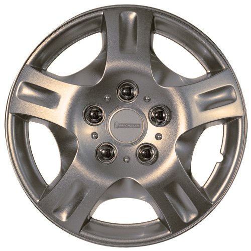 Michelin CUS12352 Car Wheel Trim Covers 15 inch Diameter - Silver