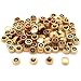 100 Gold Tone Wrist Watch Crown Assortment Buttons Part