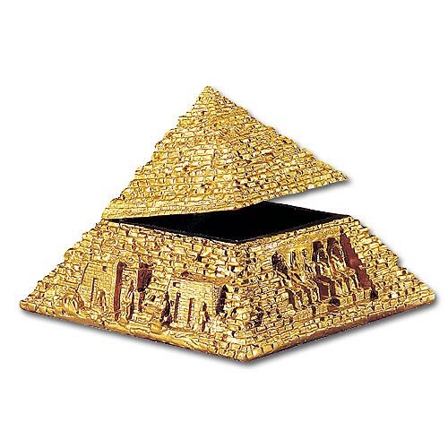 Egyptian Pyramid Trinket Box - Collectible Figurine 